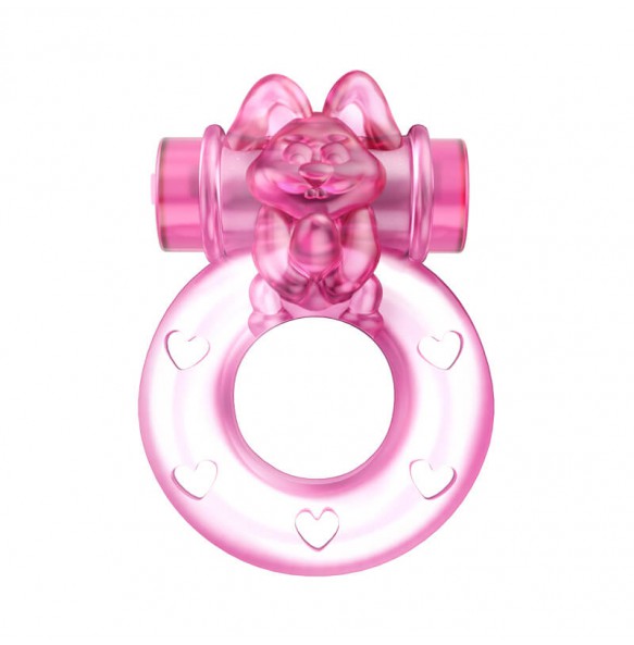 BAILE - Cute Rabbit Male Vibrating Delay Cock Ring